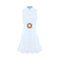 KOCCA Abito corto Abito Donna mini con bottoni e cintura Bianco P24-KOCCALOEREN-60001-S - Francavilla Moda